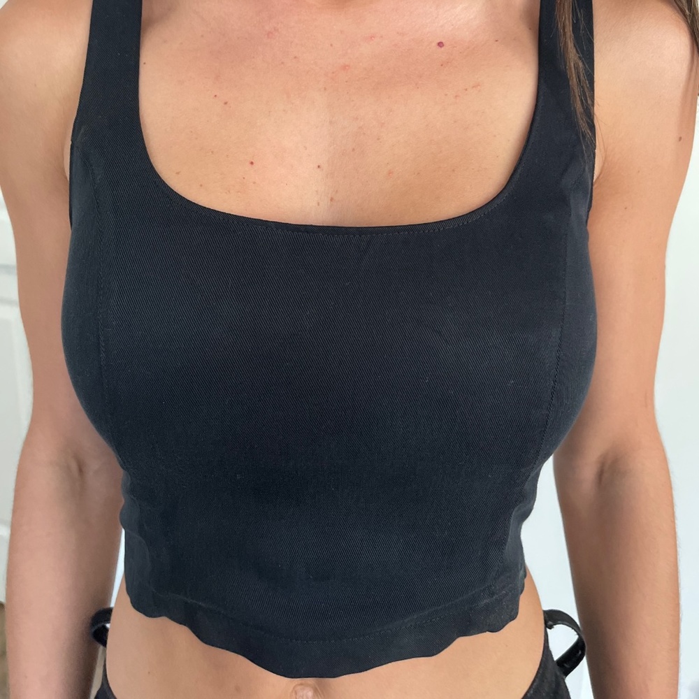 Abercrombie and Fitch , CROP TOP, BLACK, TAGS STILL ON